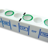 Sarstedt pad printed medical component multiple colour pad printed styrene product medical device