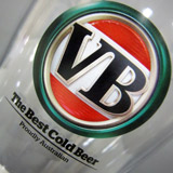 VB printed beer jug glasses polycarbonate acrylic plastic curved surface