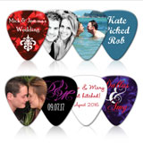 Printed Wedding Guitar Picks